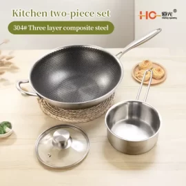 Wholesale 2-piece Cookware Set，High Quality Commercial Kitchen Cookware — Hengguang Cookware Manufacturers